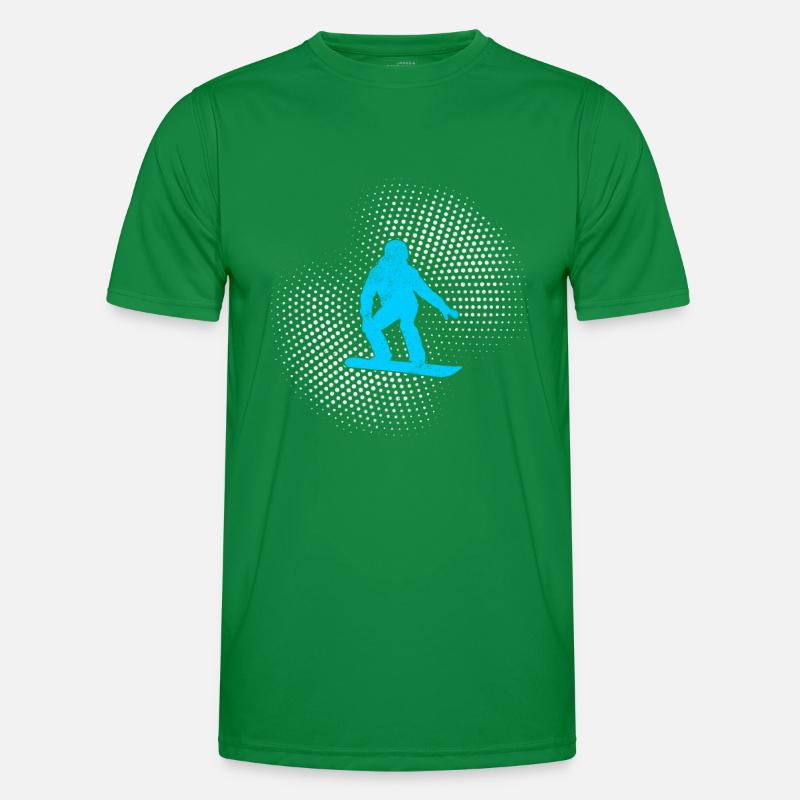 Snowboarding Männer Funktions-T-Shirt