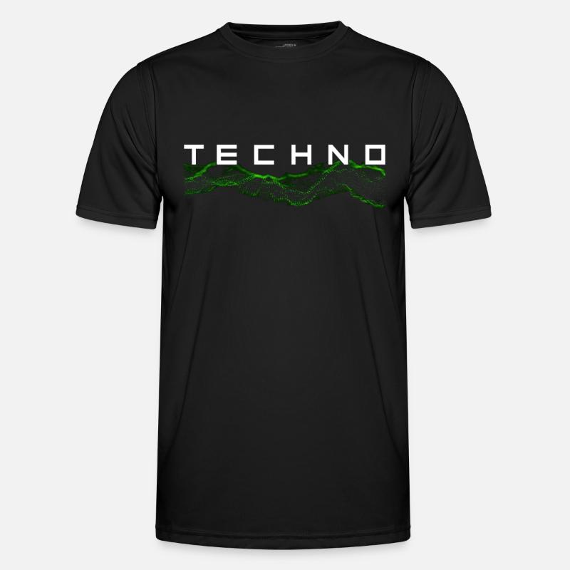 Techno - Men's Functional T-Shirt - black