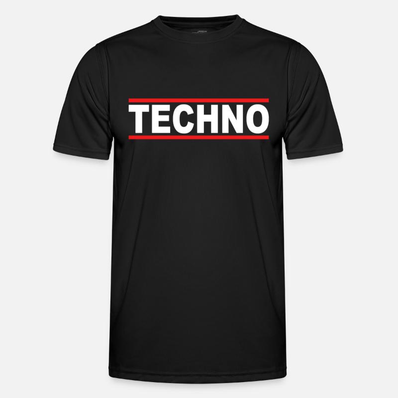 Techno - Men's Functional T-Shirt - black