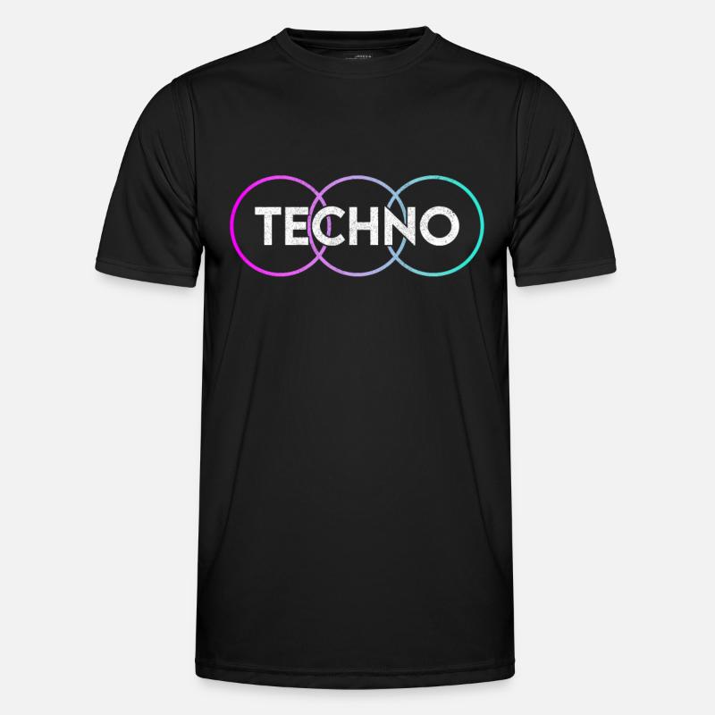 Techno - Men's Functional T-Shirt - black