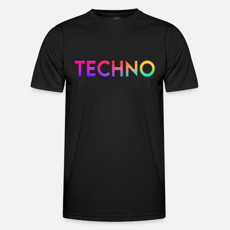 Techno - Men's Functional T-Shirt - black