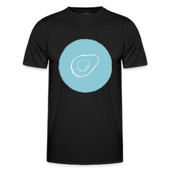 Avocado - Männer Funktions-T-Shirt - Schwarz - Vorne - AI Model Male 178 dark (178cm)