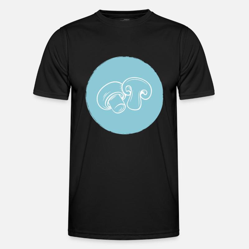 Pilze Männer Funktions-T-Shirt