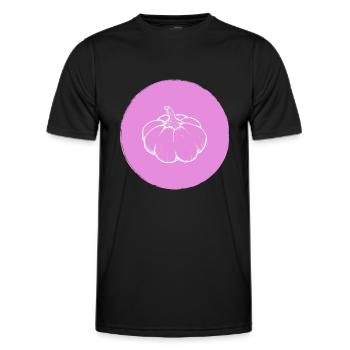Citrouille - T-shirt sport Homme - noir - Devant - AI Model Male 178 dark (178cm)