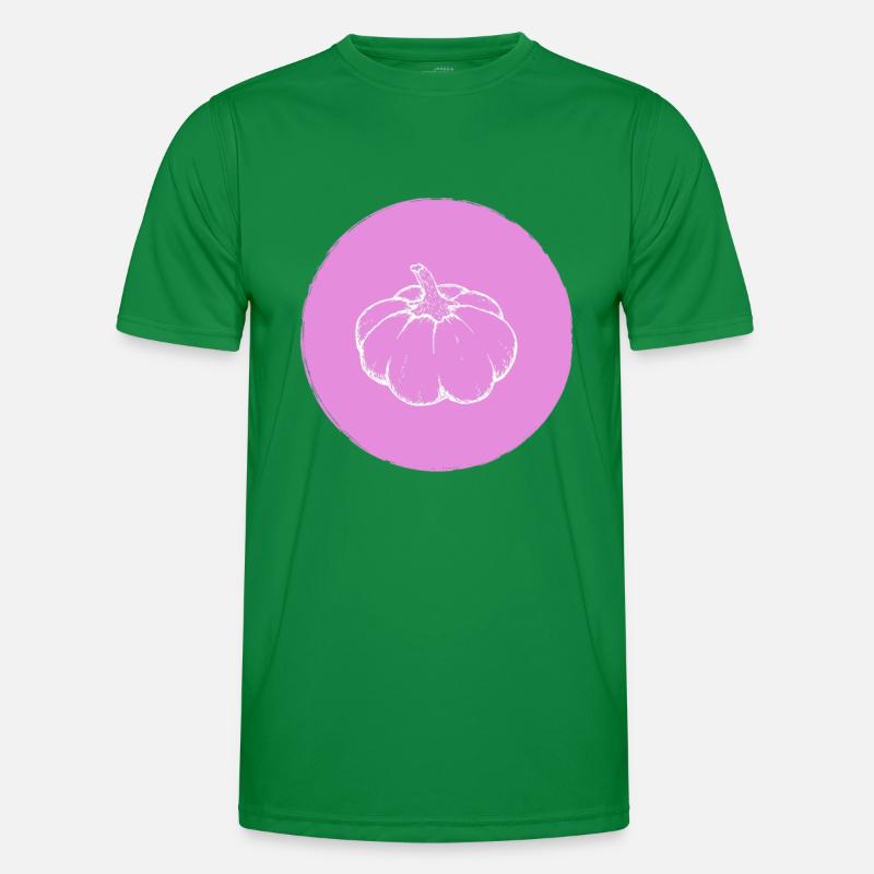 Kürbis Männer Funktions-T-Shirt