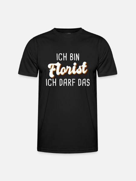 Florist - Männer Funktions-T-Shirt - Schwarz