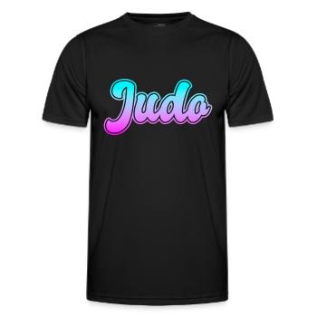 Judo - Männer Funktions-T-Shirt - Schwarz - Vorne - AI Model Male 178 dark (178cm)