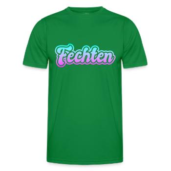 Fencing - Men's Functional T-Shirt - kelly green - Front - AI Model Male 178 dark (178cm)