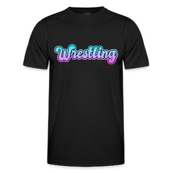 Wrestling - Männer Funktions-T-Shirt - Schwarz - Vorne - AI Model Male 178 dark (178cm)