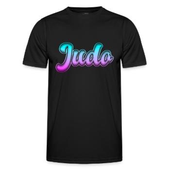 Judo - T-shirt sport Homme - noir - Devant - AI Model Male 178 dark (178cm)