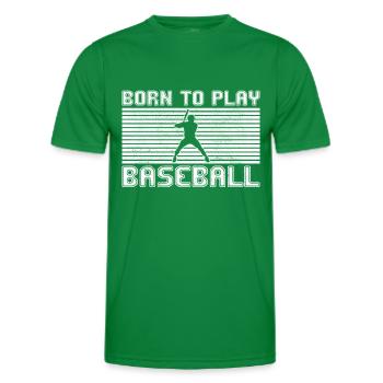 Baseball - Männer Funktions-T-Shirt - Kelly Green - Vorne - AI Model Male 178 dark (178cm)