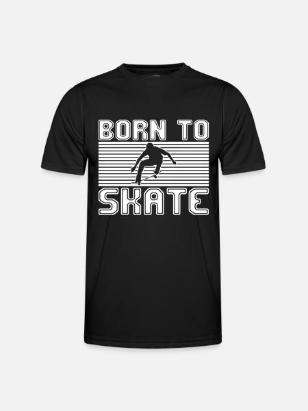 skating - Men's Functional T-Shirt - black