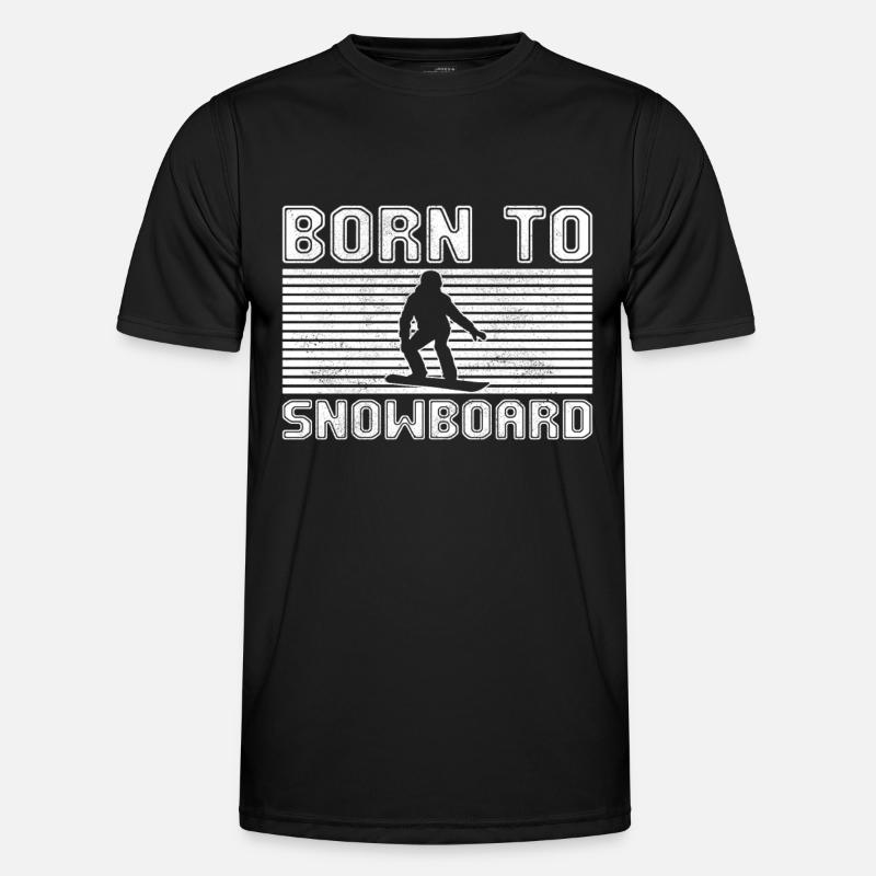 Snowboarding - Men's Functional T-Shirt - black