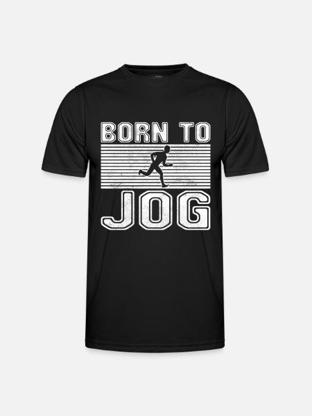 Jogging Running - Men's Functional T-Shirt - black
