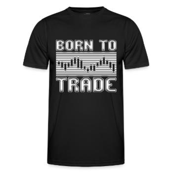 Commerce - T-shirt sport Homme - noir - Devant - AI Model Male 178 dark (178cm)