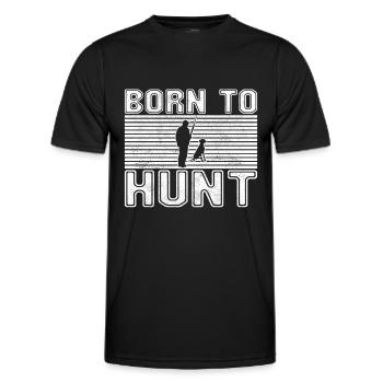 Chasser - T-shirt sport Homme - noir - Devant - AI Model Male 178 dark (178cm)