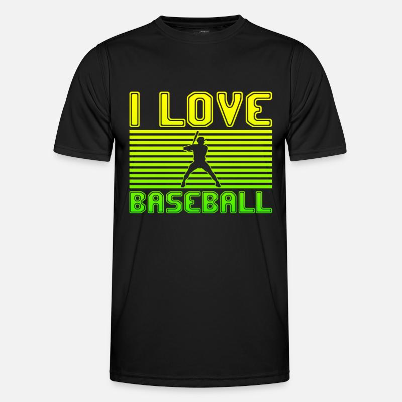 I love baseball Men's Functional T-Shirt