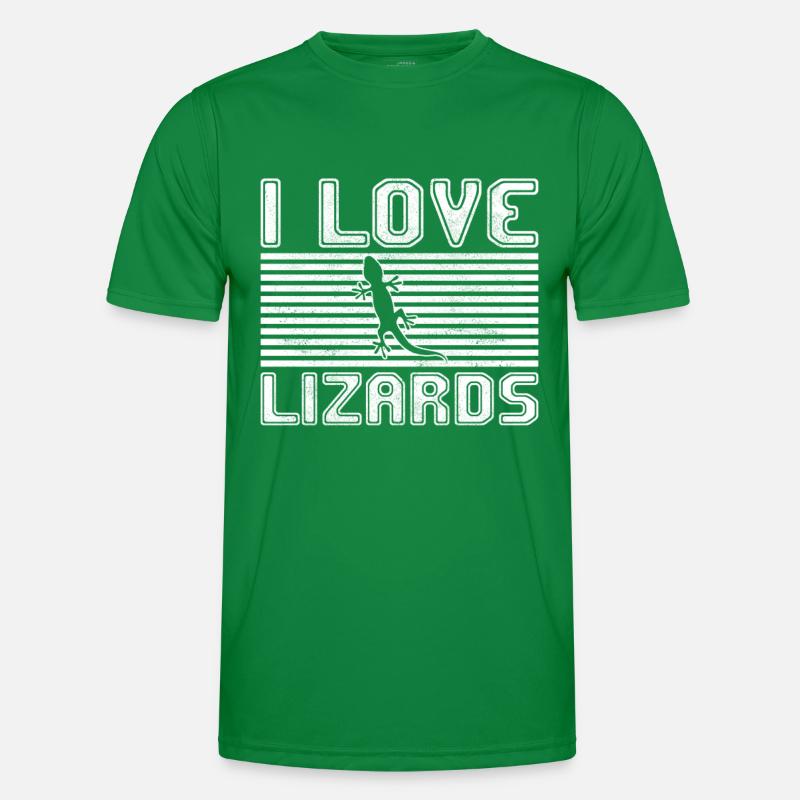 I love lizards Männer Funktions-T-Shirt
