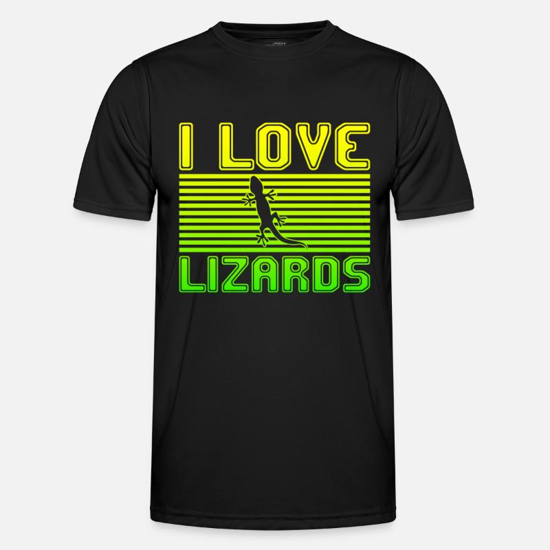 I love lizards Männer Funktions-T-Shirt