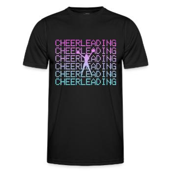 cheerleading - T-shirt sport Homme - noir - Devant - AI Model Male 178 dark (178cm)