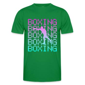 Boxen - Männer Funktions-T-Shirt - Kelly Green - Vorne - AI Model Male 178 dark (178cm)