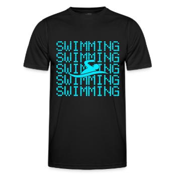 Nager - T-shirt sport Homme - noir - Devant - AI Model Male 178 dark (178cm)