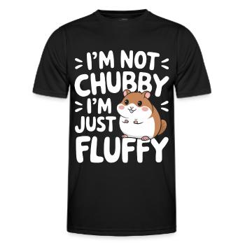 Hamster - Männer Funktions-T-Shirt - Schwarz - Vorne - AI Model Male 178 dark (178cm)
