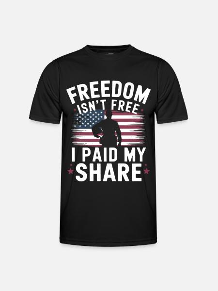 Veteran Military Soldier - Men's Functional T-Shirt - black