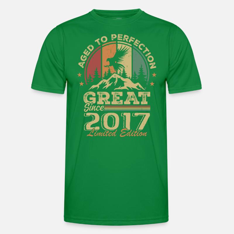 Vintage Geburtstag 2017 - Retro Geschenkidee 2017 Männer Funktions-T-Shirt