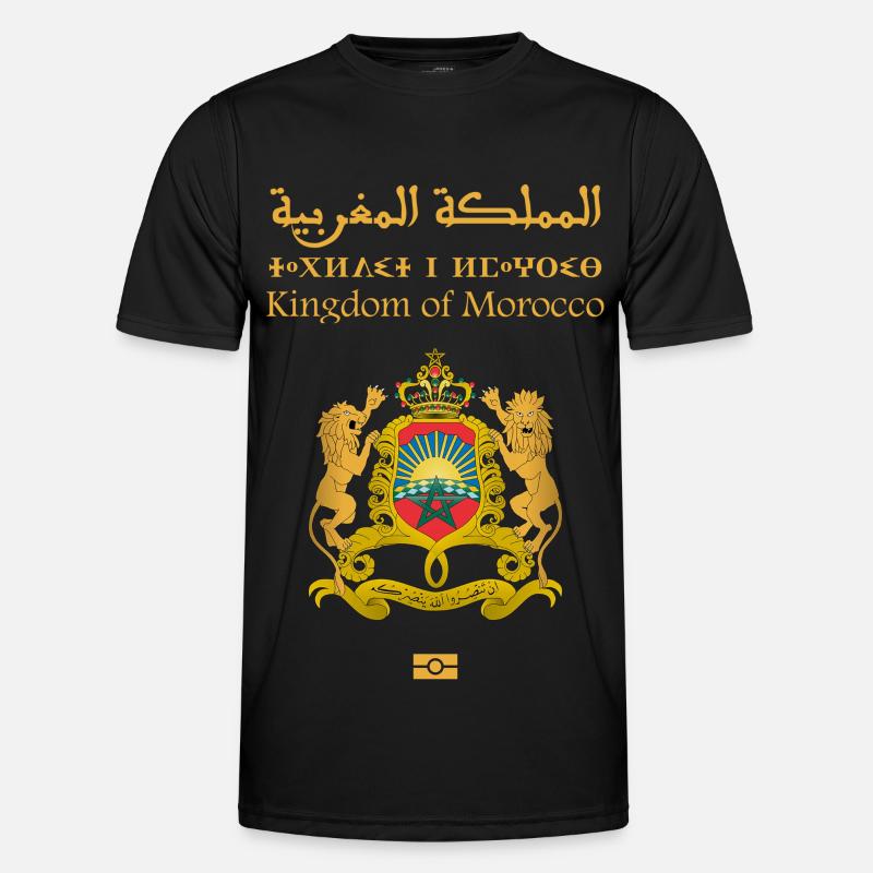 Marokkanischer Pass Männer Funktions-T-Shirt