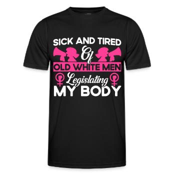 Gender equality Gender equality - Men's Functional T-Shirt - black - Front - AI Model Male 178 dark (178cm)