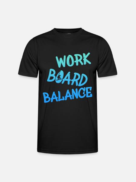 Snowboarder Snowboarding Snowboard - Männer Funktions-T-Shirt - Schwarz
