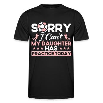 Fußball Fußball Mama Mutter Geschenk - Männer Funktions-T-Shirt - Schwarz - Vorne - AI Model Male 178 dark (178cm)