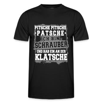 Schrauber - Auto Tuner - Autowerkstatt - Männer Funktions-T-Shirt - Schwarz - Vorne - AI Model Male 178 dark (178cm)