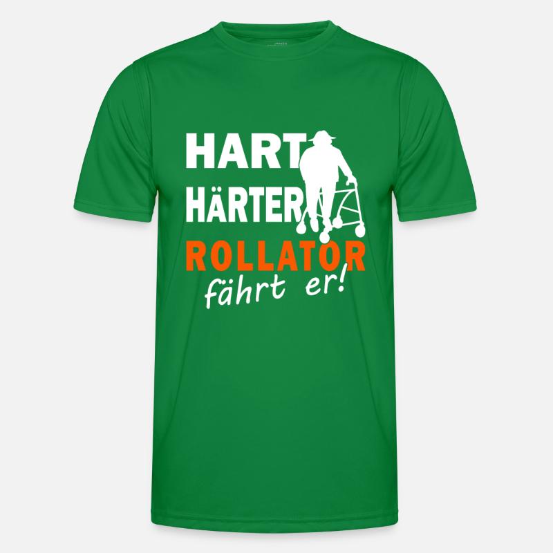 Hart Härter Rollator - Geriatric Nurses - Retirement Home Men's Functional T-Shirt