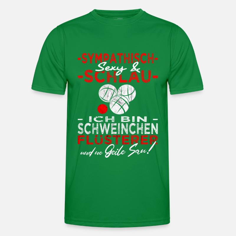 Boule - Boulespieler - Boccia Männer Funktions-T-Shirt
