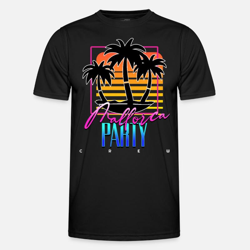 Mallorca Party Crew Männer Funktions-T-Shirt