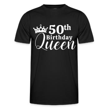 50. Geburtstag - Männer Funktions-T-Shirt - Schwarz - Vorne - AI Model Male 178 dark (178cm)