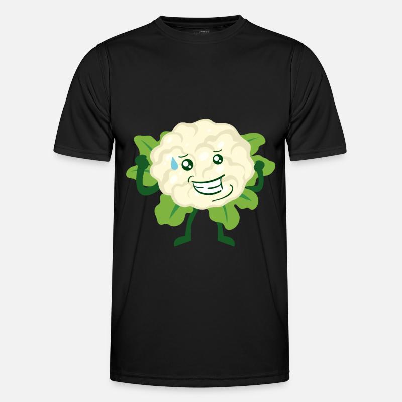Chou-fleur amusant T-shirt sport Homme