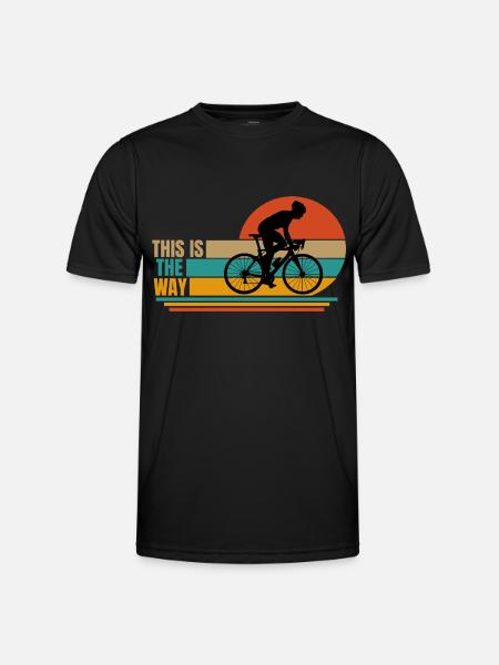 cyclisme. c’est ainsi - T-shirt sport Homme - noir