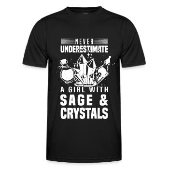 Hexen - Männer Funktions-T-Shirt - Schwarz - Vorne - AI Model Male 178 dark (178cm)