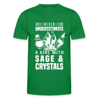 Sorcières - T-shirt sport Homme - vert - Devant - AI Model Male 178 dark (178cm)