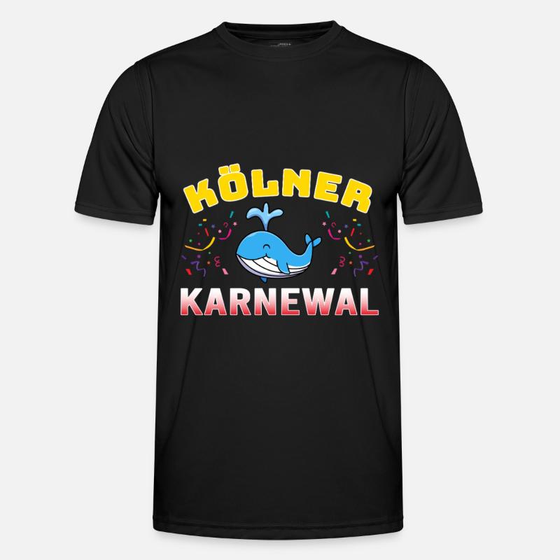 Cologne CarnivalWAL Carnival - Men's Functional T-Shirt - black
