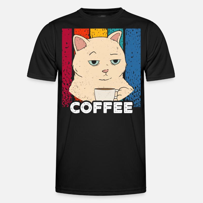 Morgenmuffel - Coffee Männer Funktions-T-Shirt
