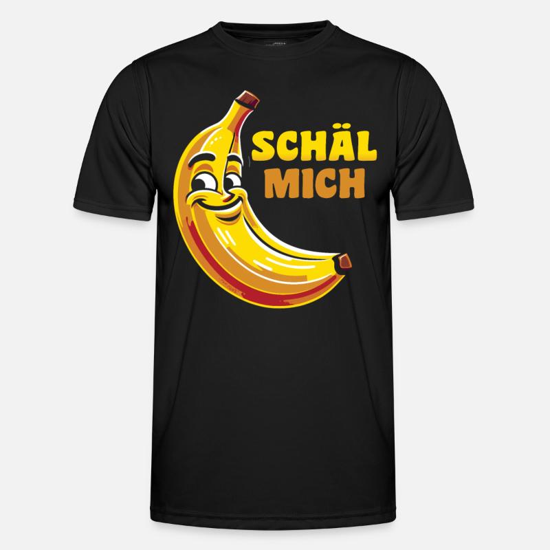Bananen-Style: Lässig & Lecker Männer Funktions-T-Shirt