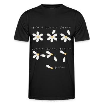 Daisy Game Il m’aime Il m’aime ni - T-shirt sport Homme - noir - Devant - AI Model Male 178 dark (178cm)