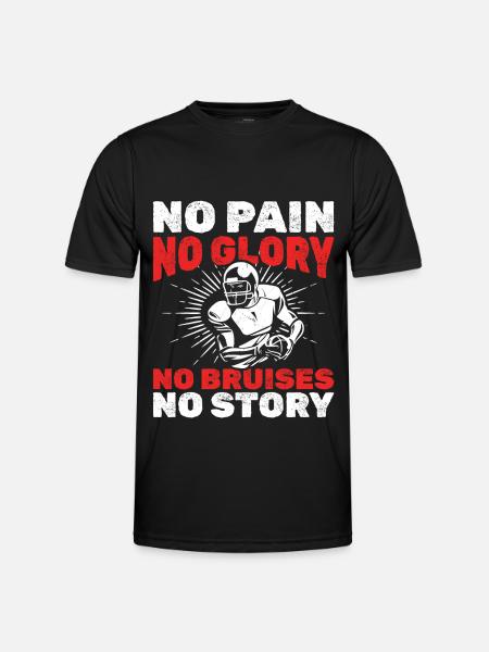 Football Player Coach Lustig - Men's Functional T-Shirt - black