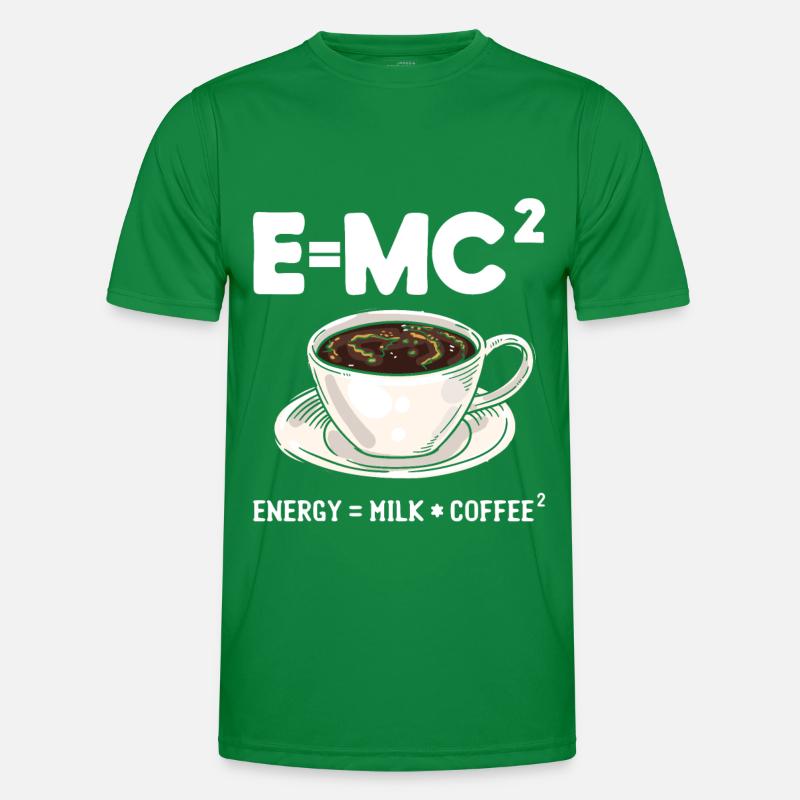 Scientific Humor Student Physicist Coffee Men's Functional T-Shirt