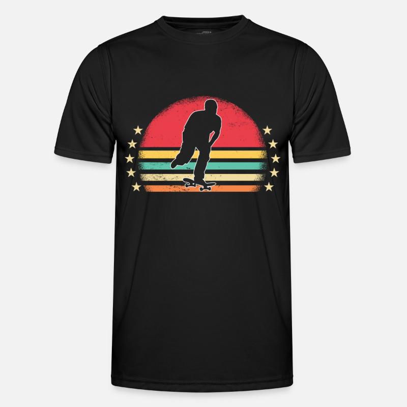 Skaters Skate Skateboarding Skateboard - Men's Functional T-Shirt - black