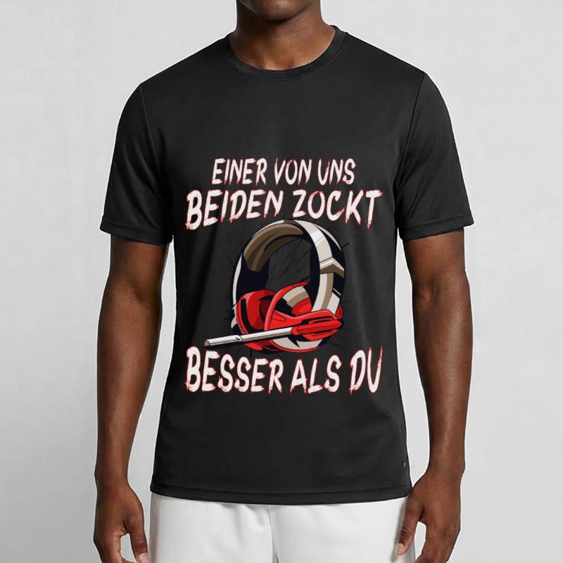 Der Controller Soll Mit Dir Sein. Videospiele Männer Funktions-T-Shirt